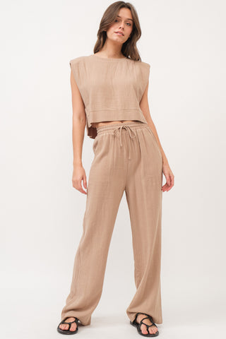 SET** TOP Y PANTALON ANCHO