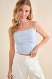 BLUSA TABLONEADA TIRANTES