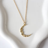 CADENA Y DIJE CARA LUNA