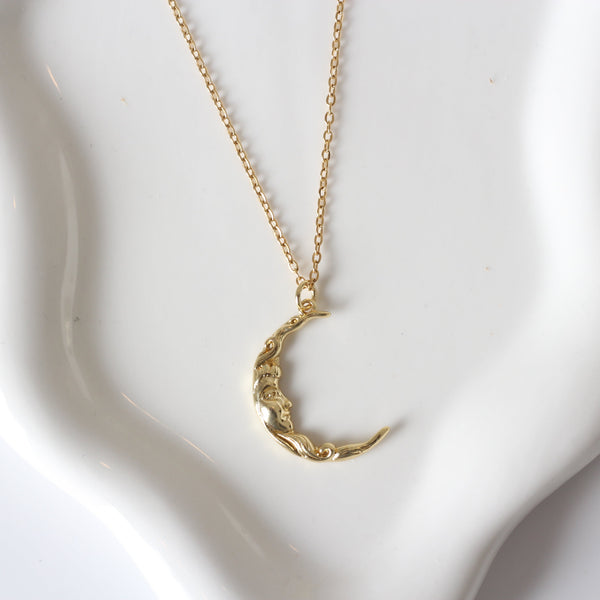 CADENA Y DIJE CARA LUNA