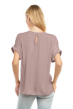 BLUSA MANGA PLISADA
