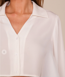 BLUSA ABOTONADA HIGH LOW
