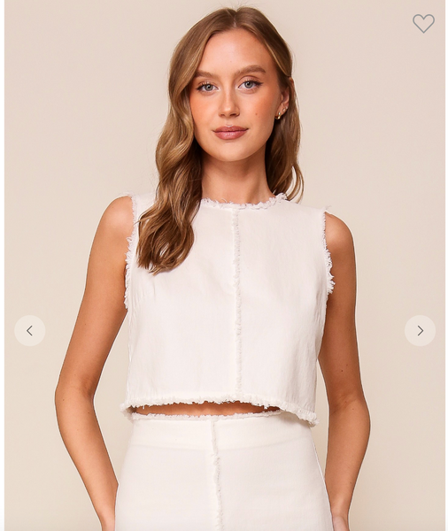 BLUSA FRAYED EDGE