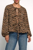 BLUSA LACED ANIMAL PRINT