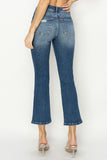 HIGH RISE CROP FLARE JEANS