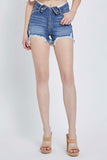 HIGH RISE FOLDED WAIST SHORTS