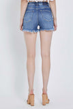 HIGH RISE FOLDED WAIST SHORTS