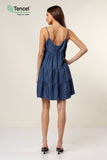 VESTIDO CORTO DEMIM CAPAS