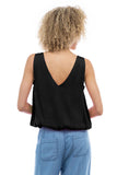 BLUSA SATINADA CUELLO V