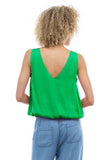 BLUSA SATINADA CUELLO V