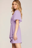 VESTIDO CORTO WRAP