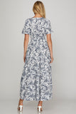 VESTIDO MAXI FLORES