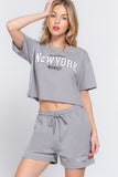BLUSA CROP NEW YORK