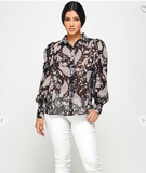 BLUSA ABOTONADA ESTAMPADO