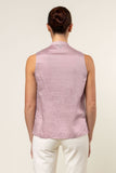 BLUSA ABOTONADA SIN MANGA